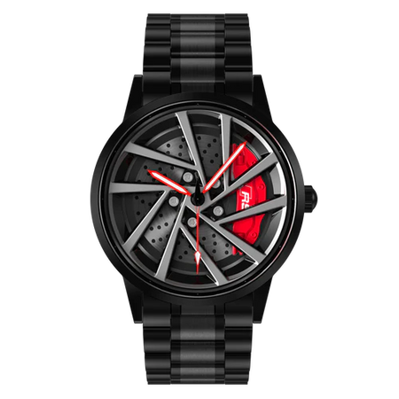 Farrari WHEEL 360 ROTATION GYRO WATCH | WATERPROOF|FREE BOX